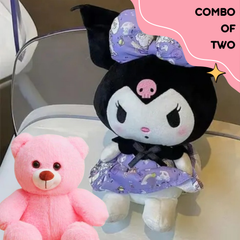 Fluffies™ Bundle - Kuromi and Valentines Ted