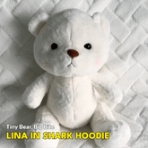 Fluffies Lina Bear As Shark - Detachable Outfit