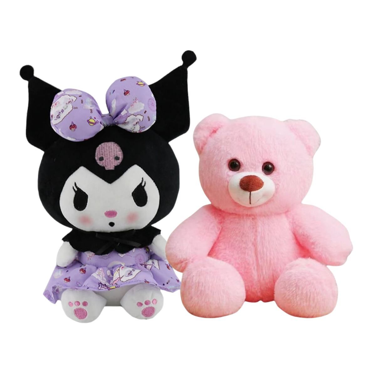 Fluffies™ Bundle - Kuromi and Valentines Ted