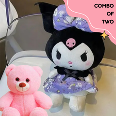 Fluffies™ Bundle - Kuromi and Valentines Ted
