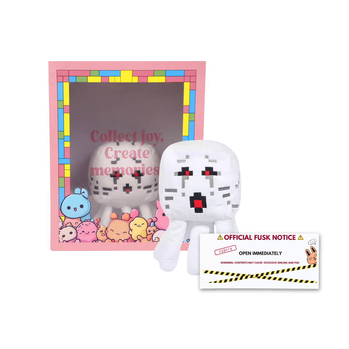 FUSKED Flufies Minecraft Ghast Plush