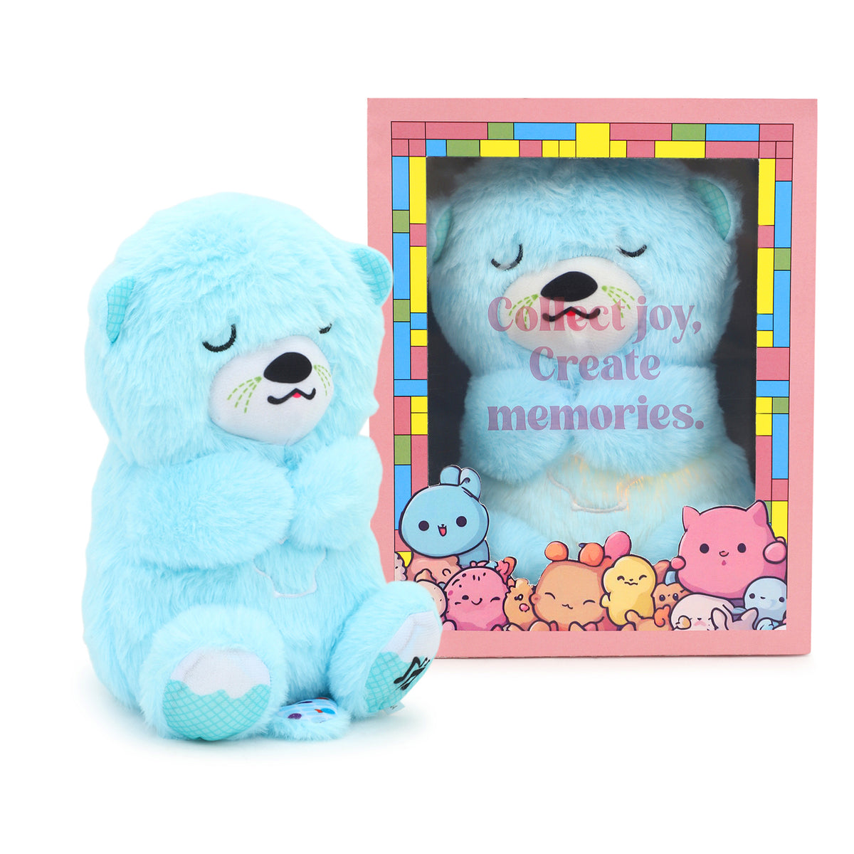 FUSKED Flufies Breathing Otter for Kids Sleep - with music and light