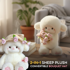 Fluffies Convertible Hat Sheep