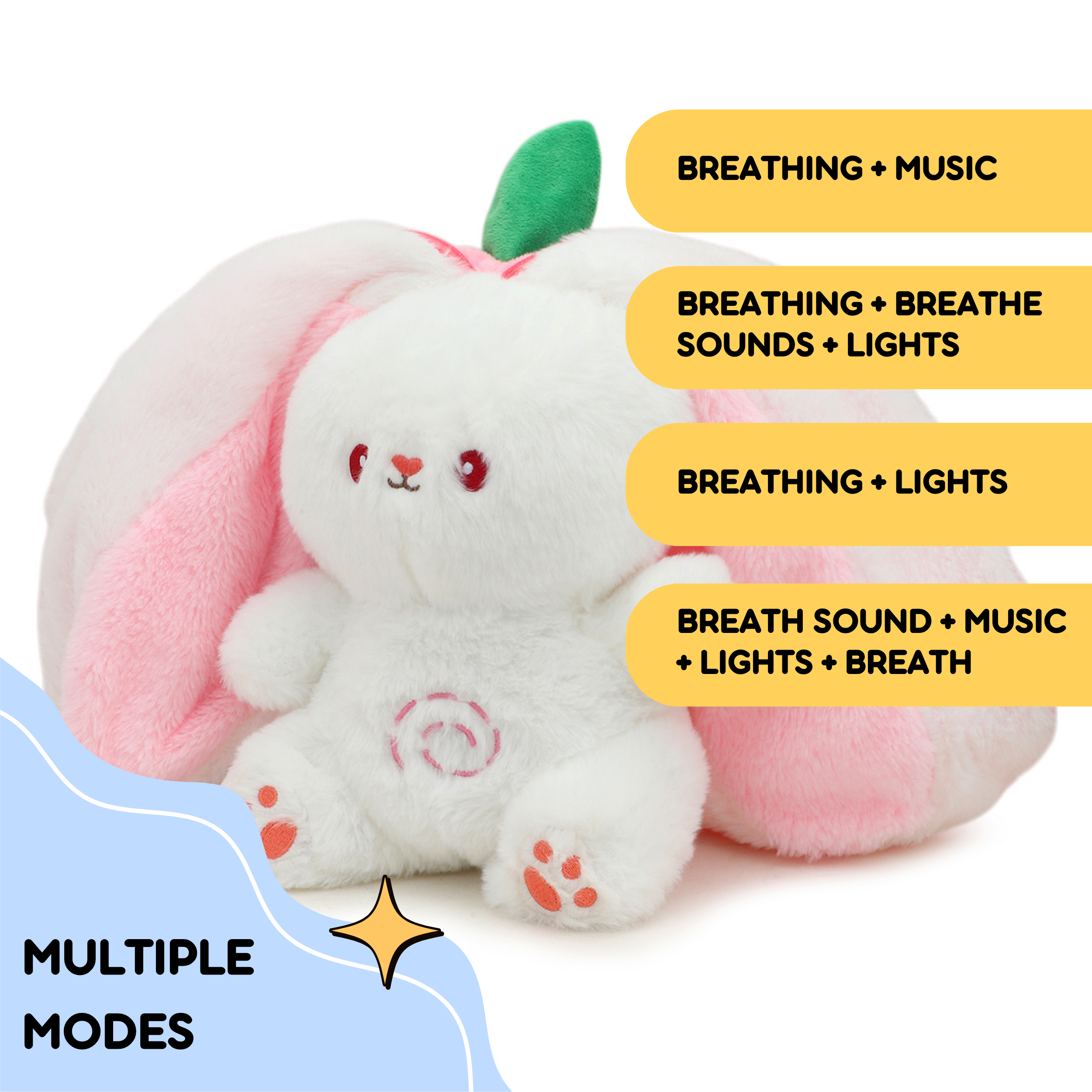 Breathers™ Breathing Strawberry Rabbit – Fusked
