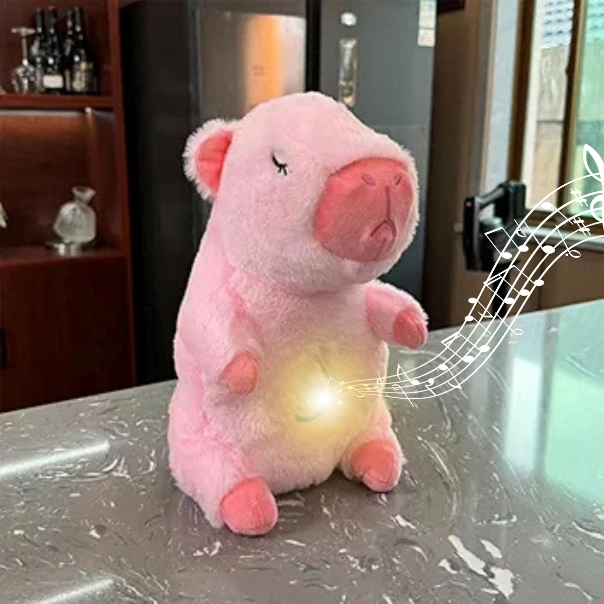 FUSKED Flufies Breathing Capybara - Newborn Baby Gifts