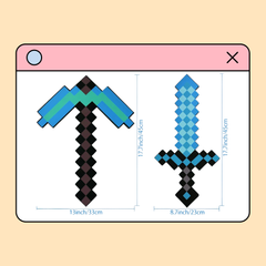 Fluffies™ Minecraft Pickaxe and Sword