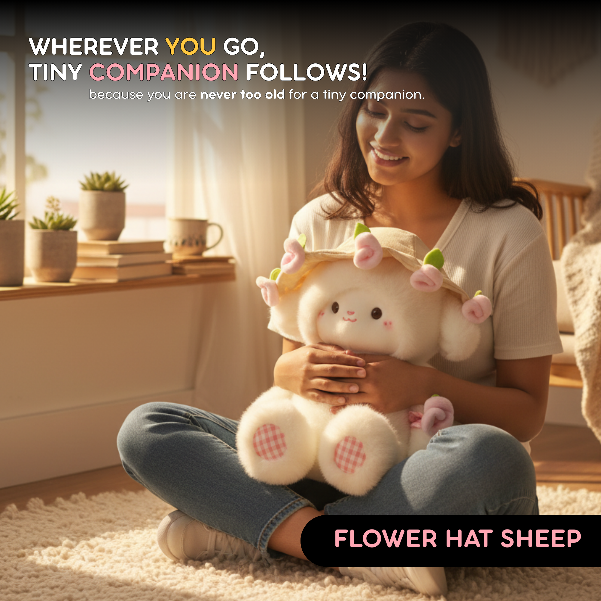 Fluffies Convertible Hat Sheep – Fusked