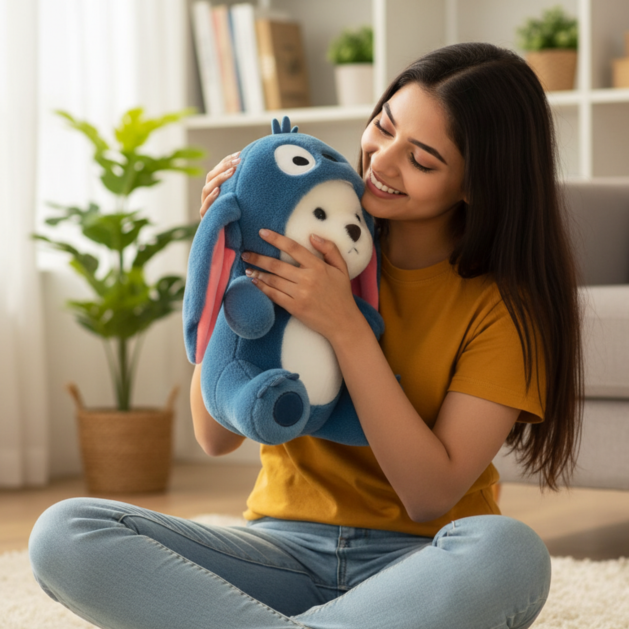 Fluffies Lina Bear in Stitch Hoodie