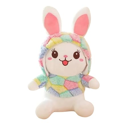 Fusked Flufies Colourful Rabbit Toy Plush