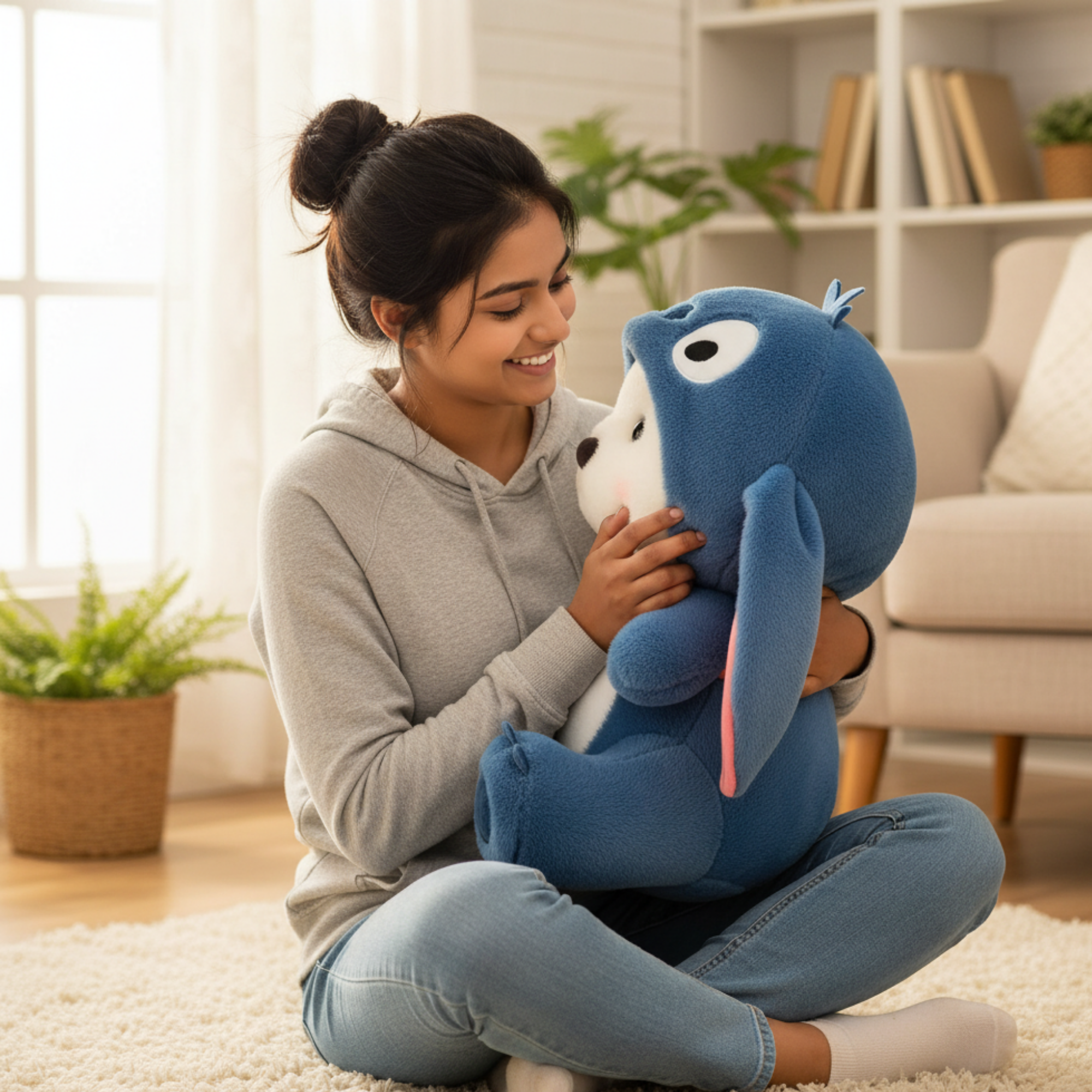 Fluffies Lina Bear in Stitch Hoodie