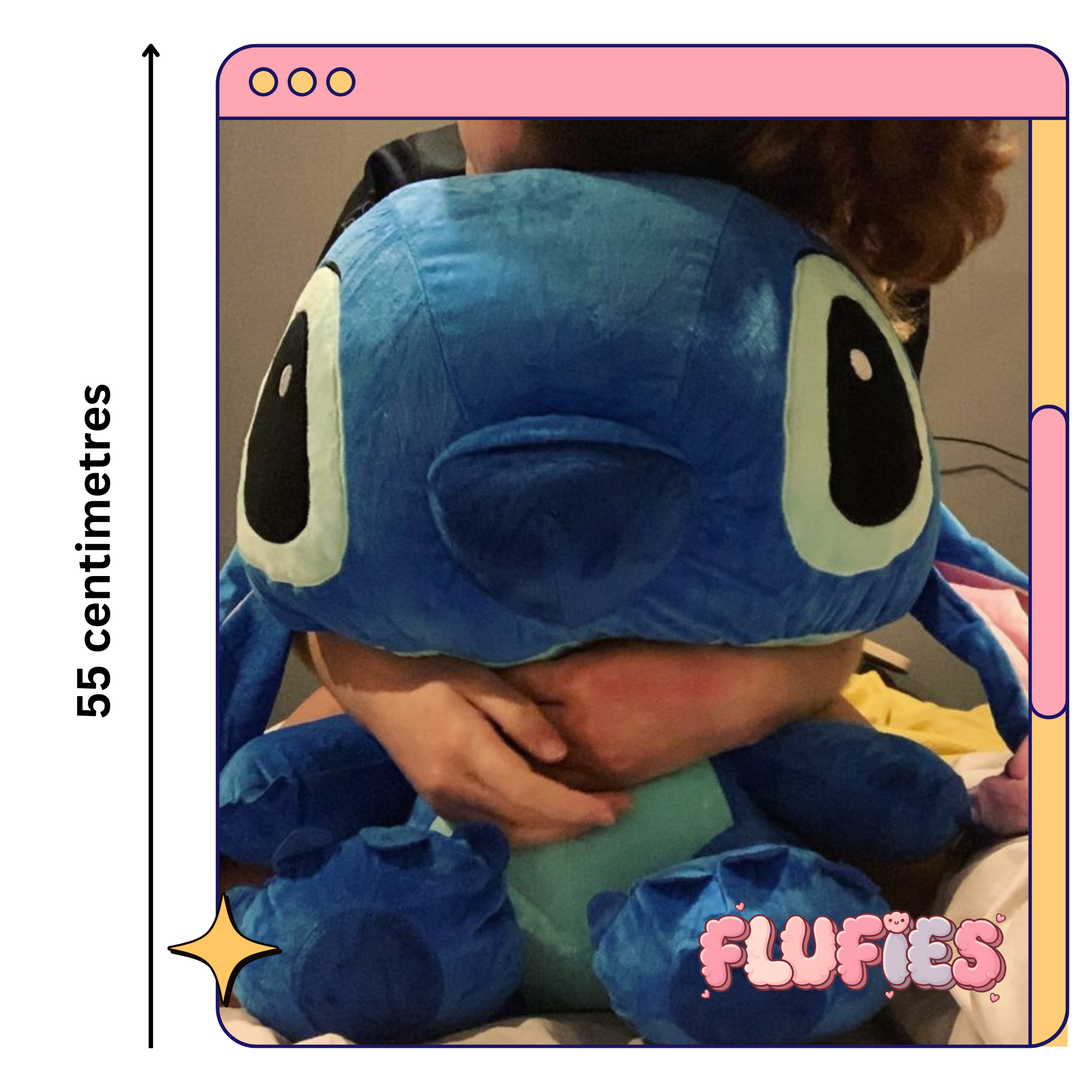 Fluffies Stitch Plush - 55cm