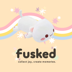 FUSKED Flufies Kitten Plush Soft Toy