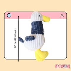 Fusked Flufies Duck Plush Key Chain for Car and Home Key