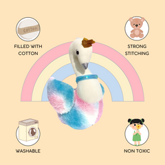 Fusked Flufies Swan Soft Toys for Kids