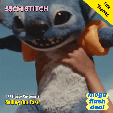 Fluffies Stitch Plush - 55cm