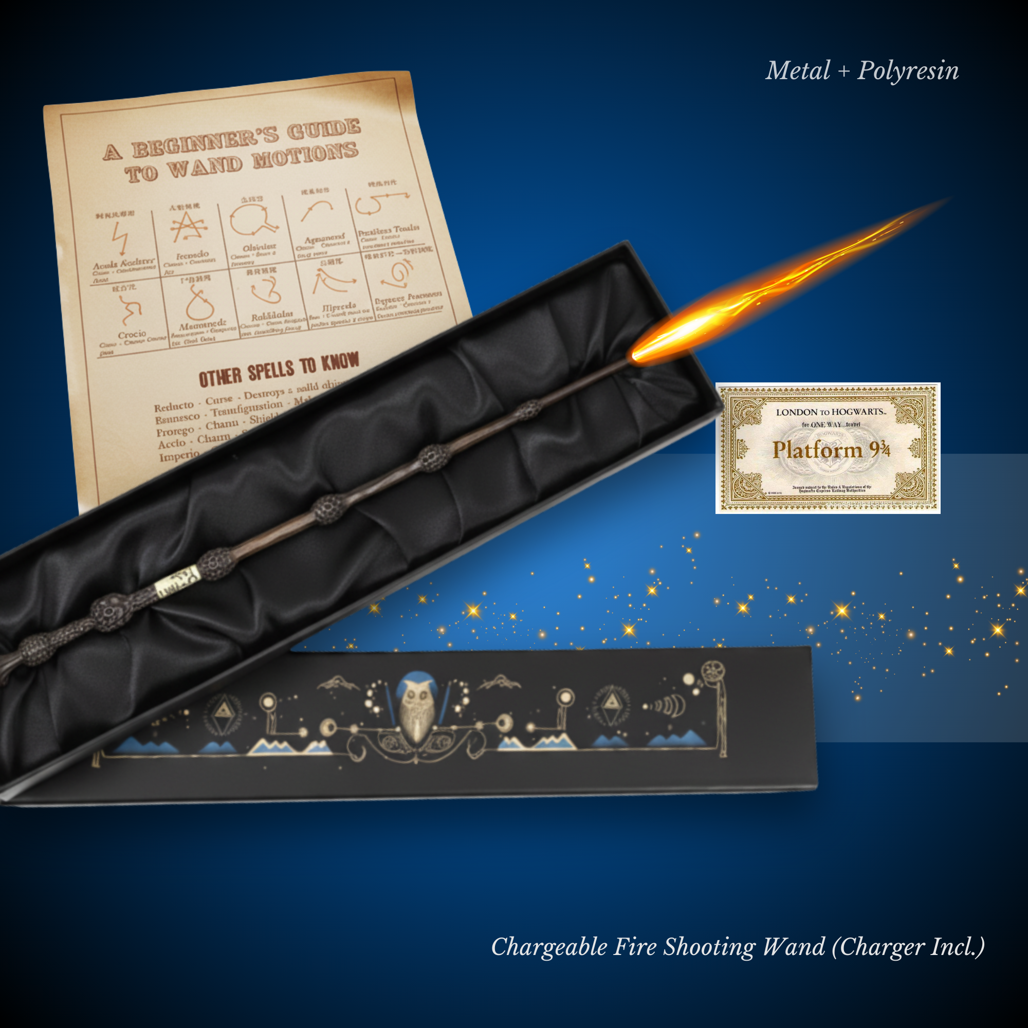 Fusked™ Fire Shooting Wands of Hogwarts