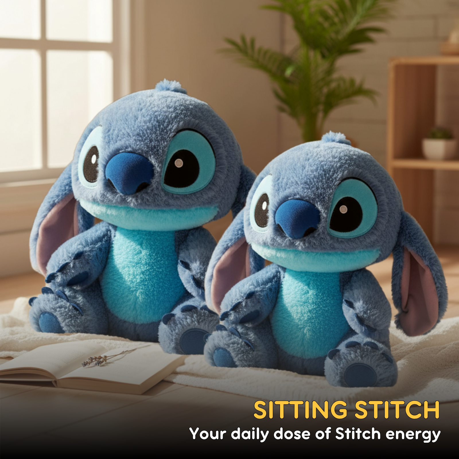 Fluffies™ Stitch Plush Variants