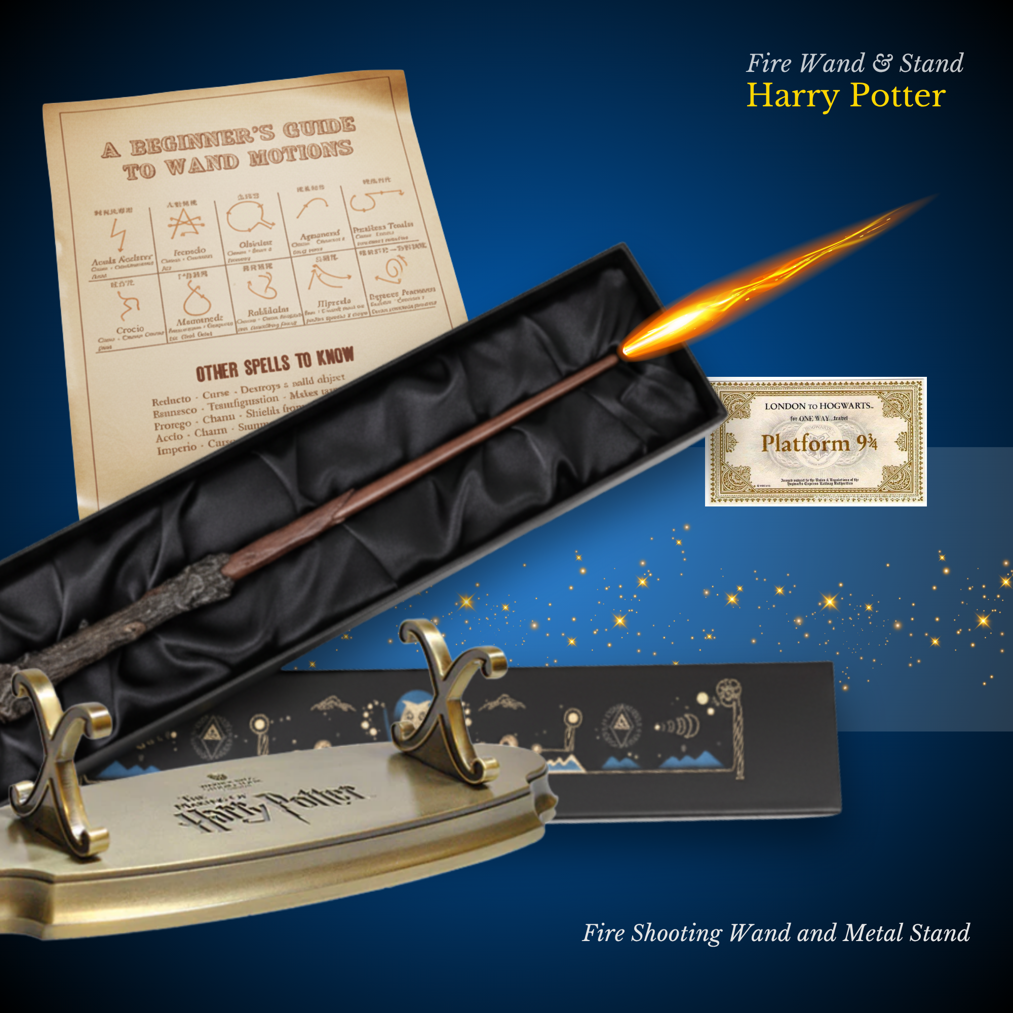 Fusked™ Fire Shooting Wands of Hogwarts